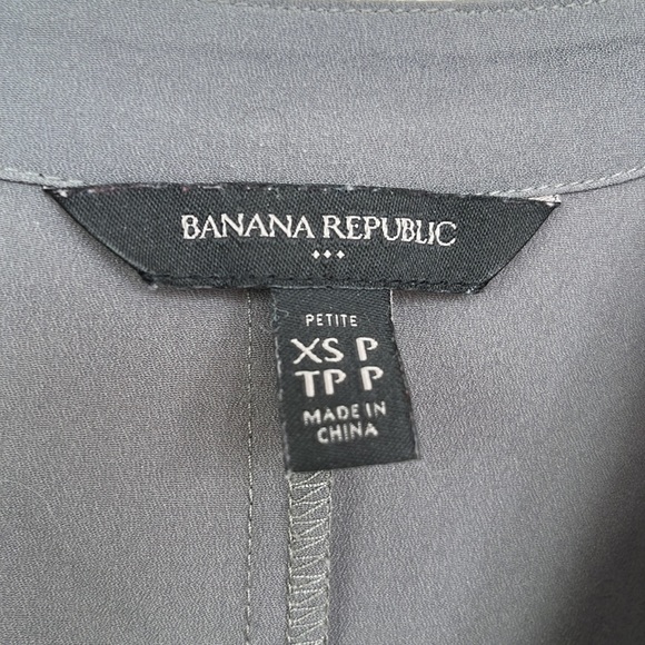 Metallic grey blouse - business wear - Picture 3 of 3